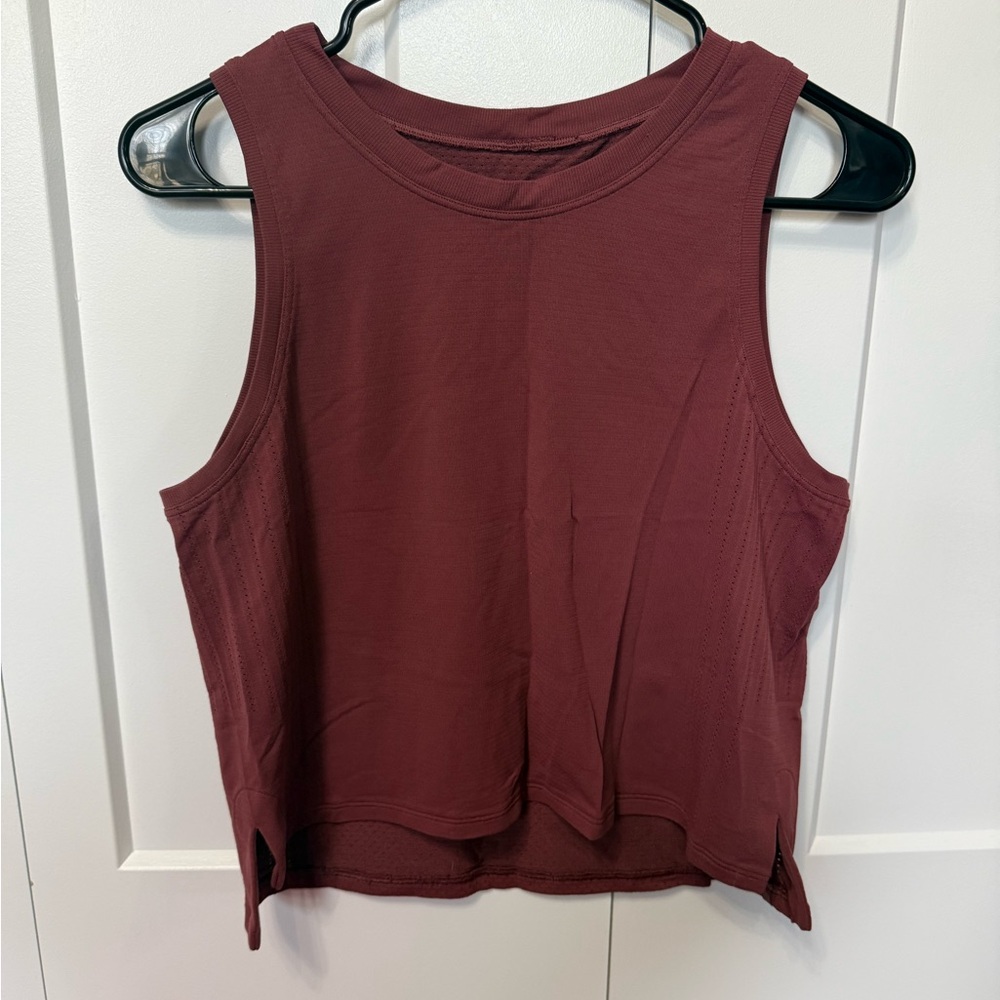 lululemon athletica Women's Muscle Tank in Deep Burgundy